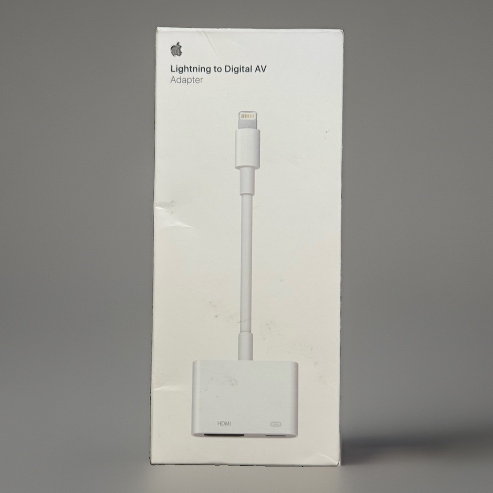 OEM Apple Lightning Digital AV HDMI Adapter MD826AM/A A1438 Genuine Vintage